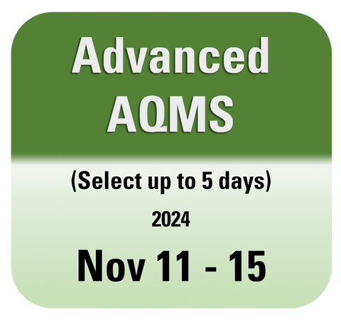 Advanced AQMS Instrument Training (Per Day)